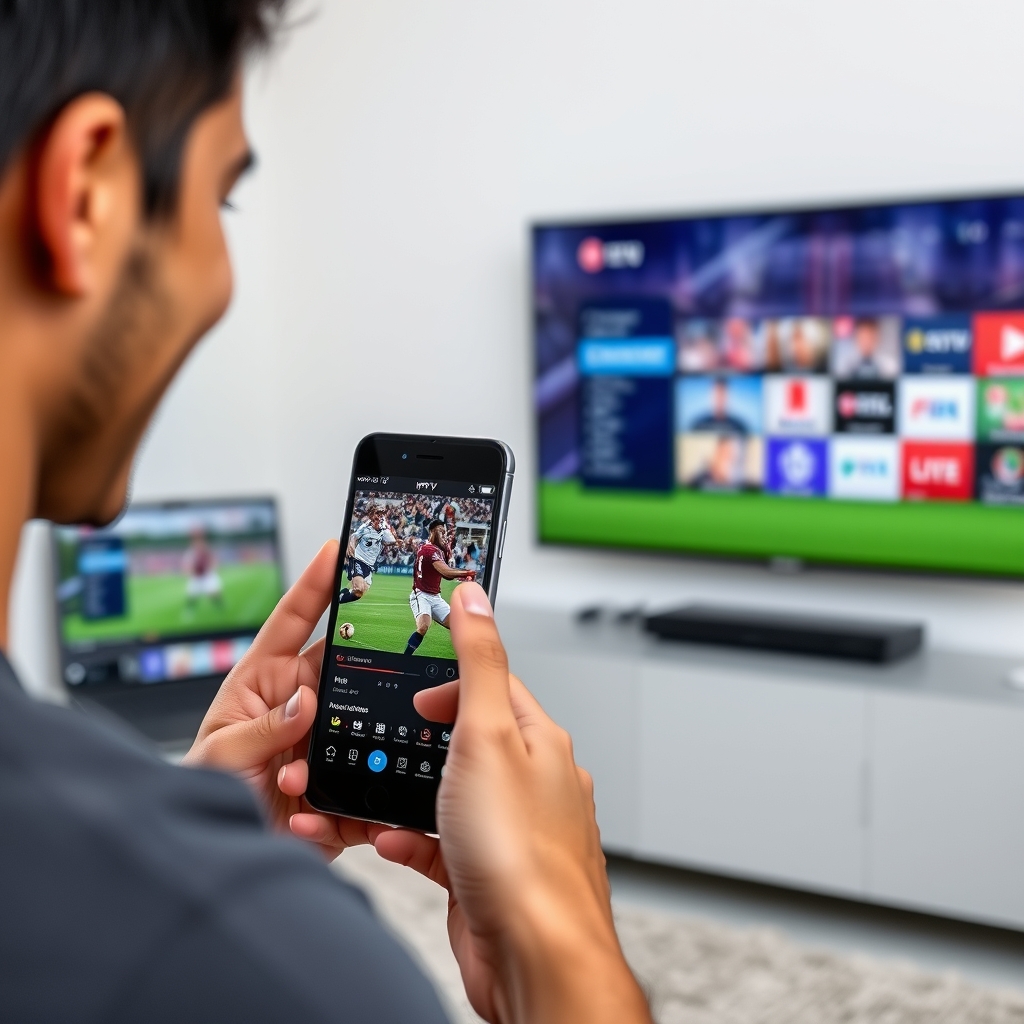 Beginner enjoying best budget IPTV trial on multiple devices