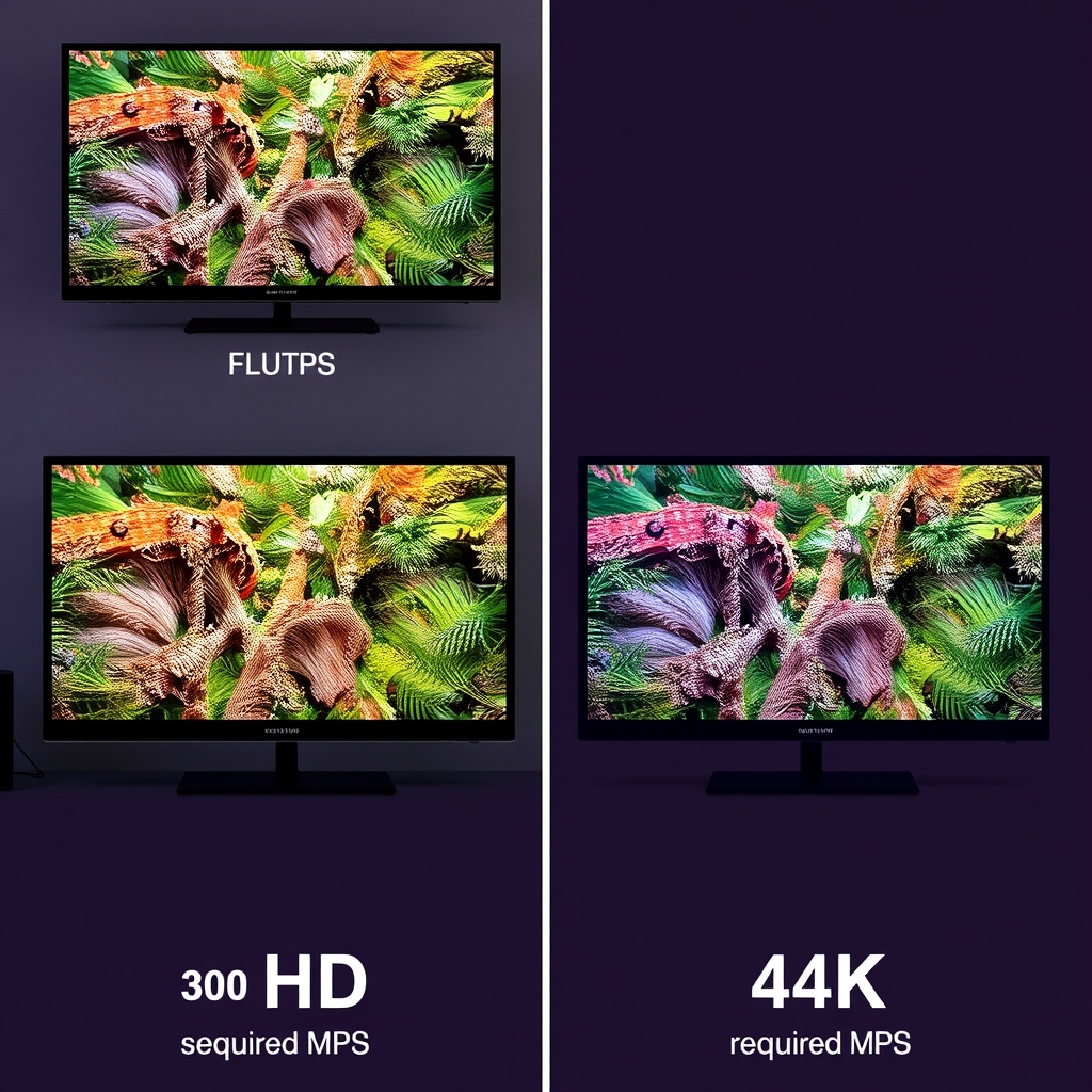 SD vs HD vs 4K IPTV streaming speed requirements comparison