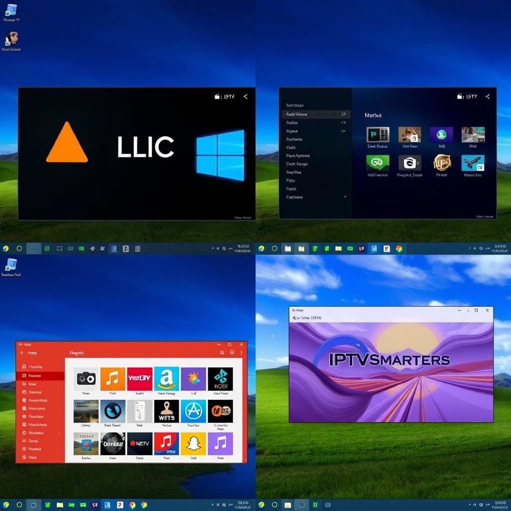 Comparison of best IPTV players for Windows PC interfaces