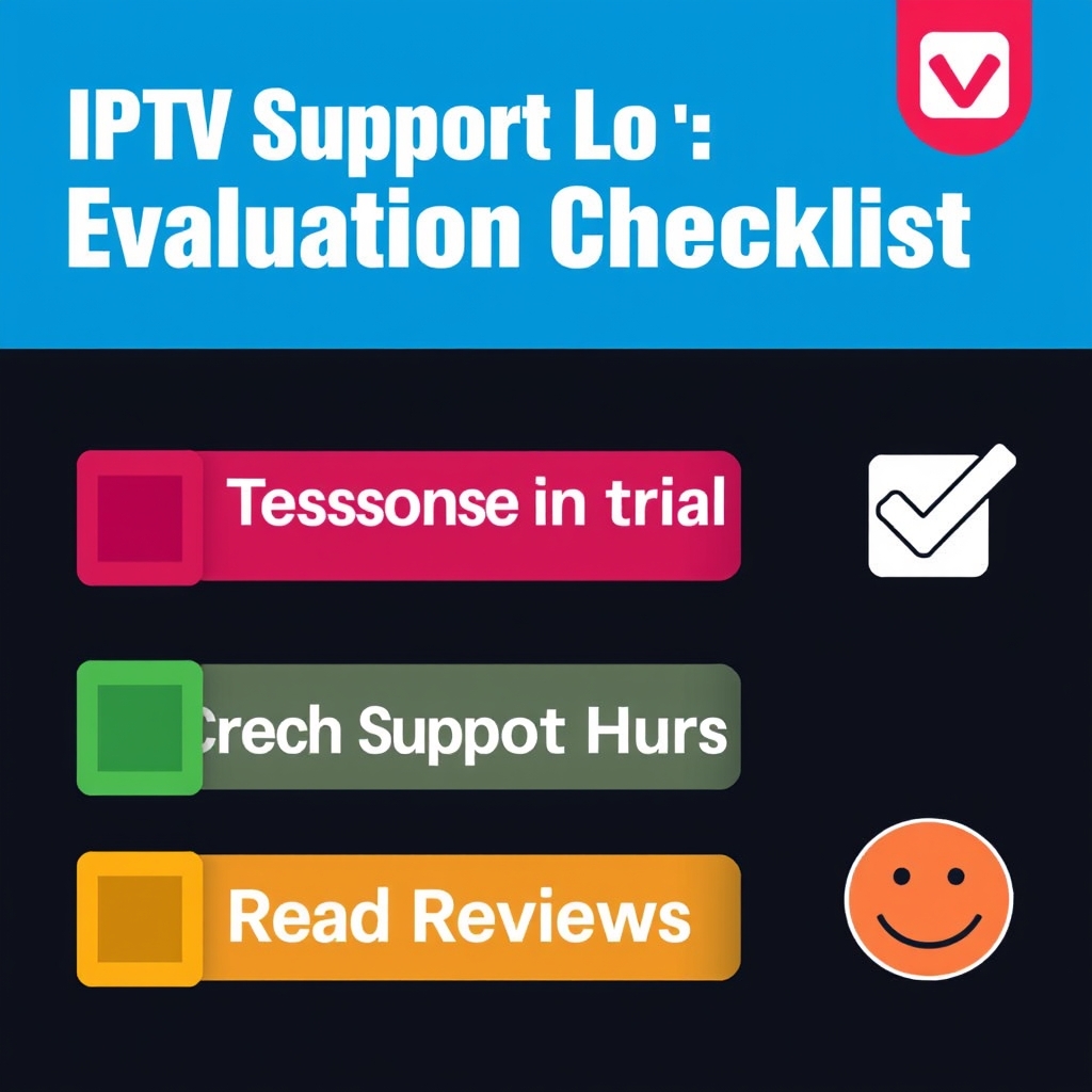 Checklist for choosing an IPTV provider based on customer support comparison
