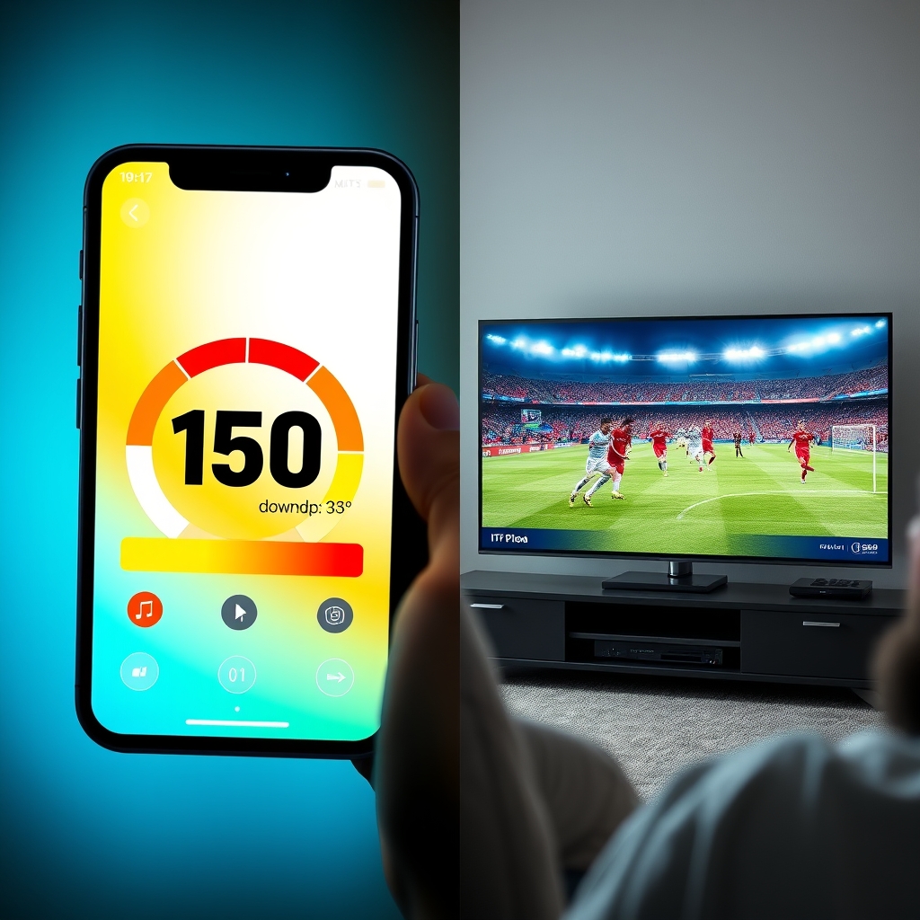 Testing internet speed while enjoying buffer-free streaming on fastest IPTV servers