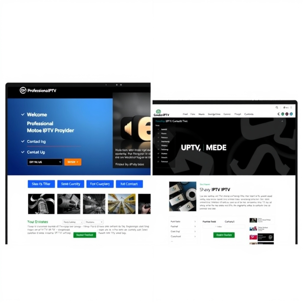 Comparison of licensed versus unlicensed IPTV provider websites