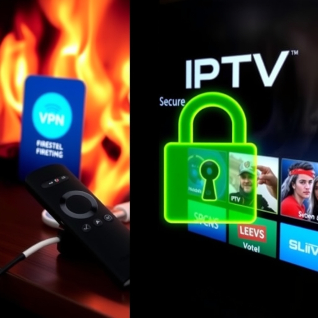 Secure IPTV setup on Amazon Firestick with VPN protection