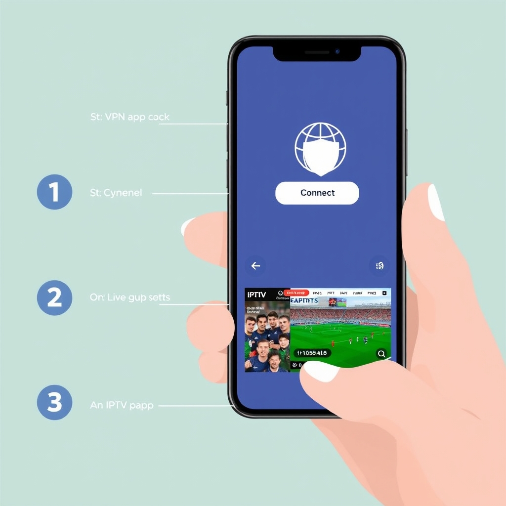 Step-by-step guide on how to setup VPN for IPTV on a phone
