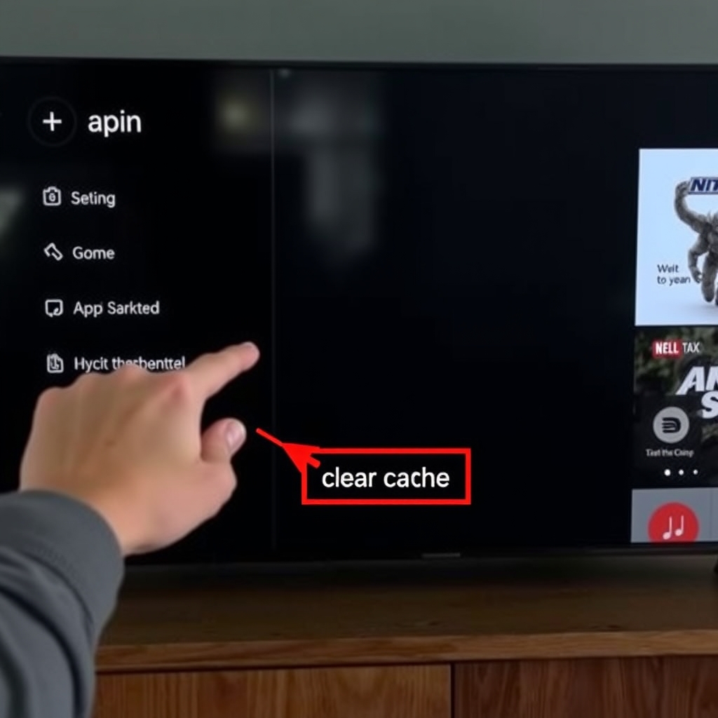 Clearing IPTV app cache to fix EPG not loading