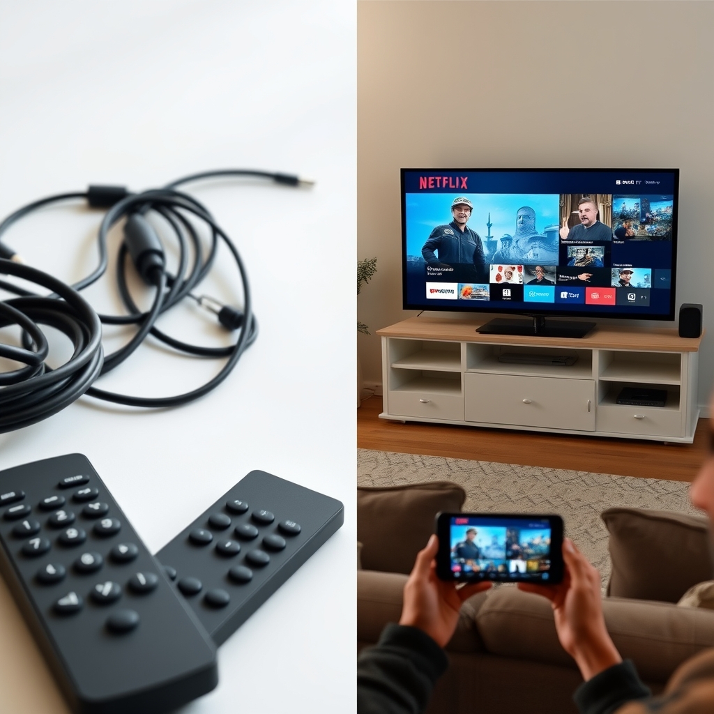 IPTV multi-screen viewing vs traditional single-screen cable TV
