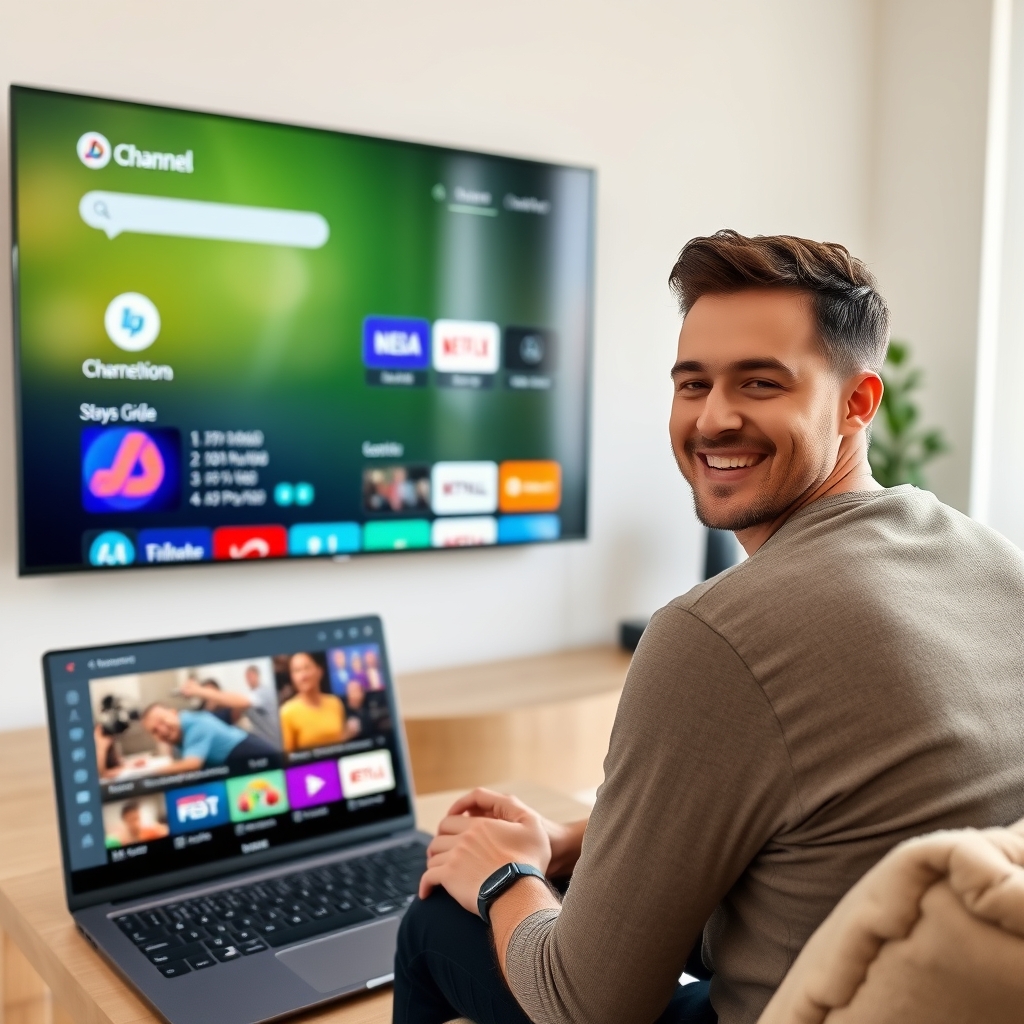 Testing reliable IPTV provider trial offer on multiple devices