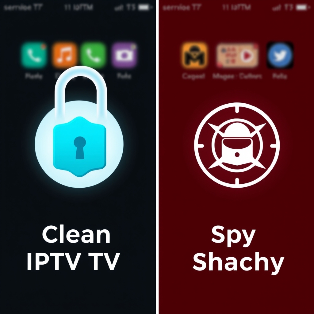 Privacy comparison between verified and unverified IPTV services