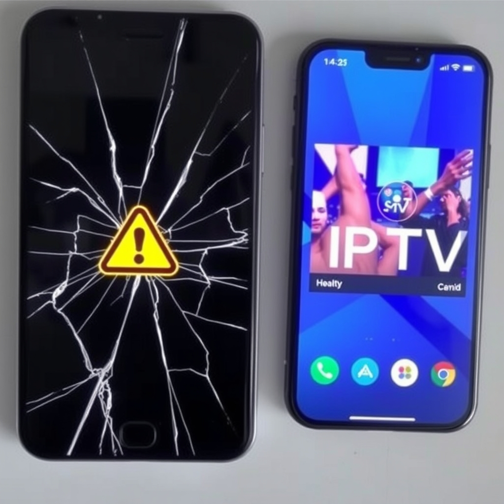 Device damage risk from unverified IPTV versus safe streaming