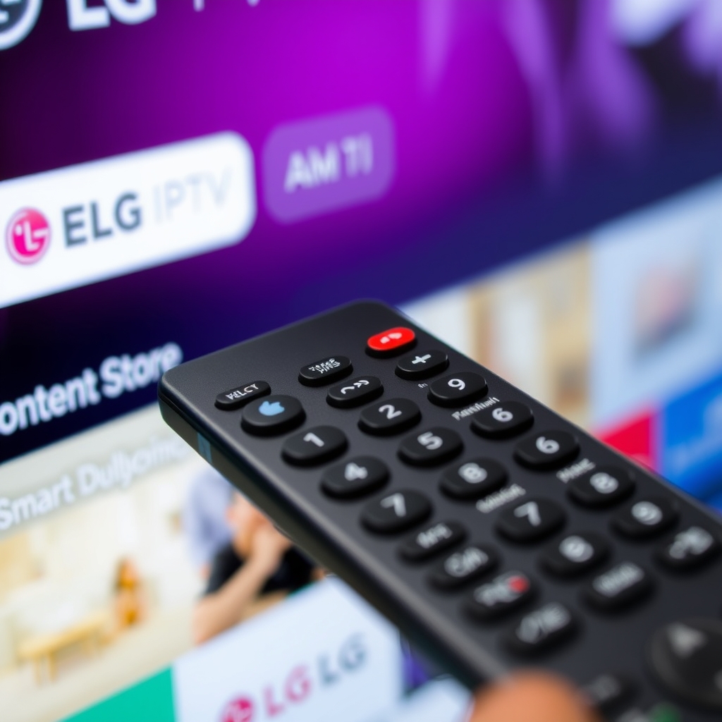 Installing Smart IPTV app from LG Content Store on WebOS