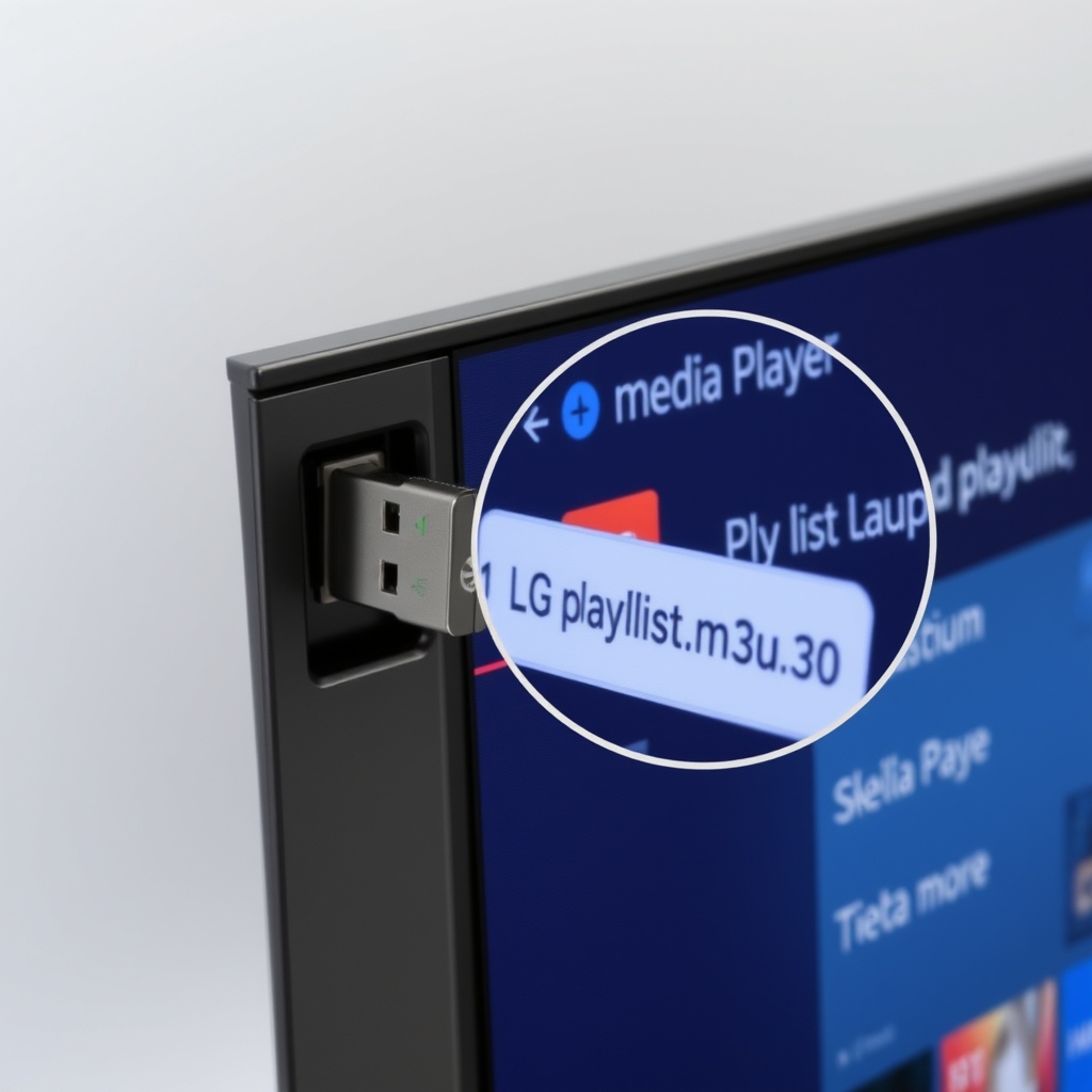 Loading IPTV playlist via USB on LG WebOS TV