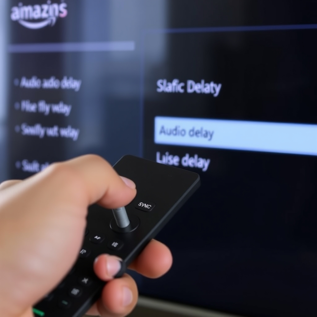 Adjusting audio sync settings on Fire Stick for IPTV